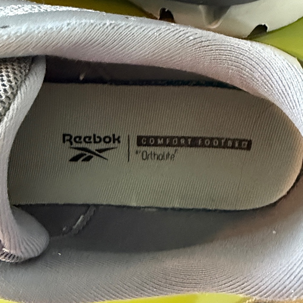 Men’s Reebok Zig Dynamic Lite, grey, ortholite comfort footbed sneakers size 12 - Picture 5 of 7